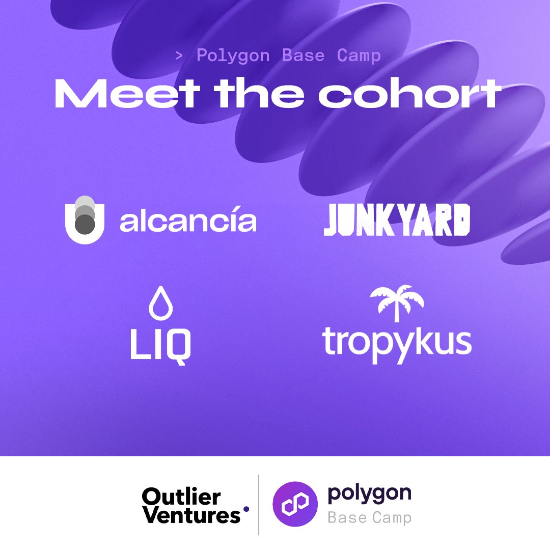 oviohq's tweet photo. Outlier Ventures and @0xPolygonLabs are delighted to announce another season of Polygon Base Camp, marking a deep-seated commitment to a more open web.

With major developments like their #zkEVM, the Polygon Foundation is a leading force in pushing the frontiers of Web3 https://t.co/CHBjwlNpJS