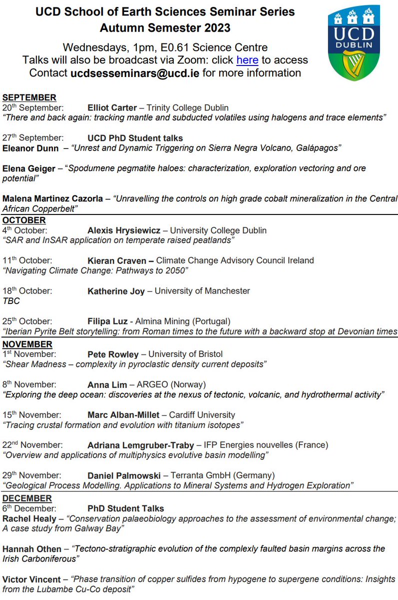 Our seminars are back! Great start with Elliot from <a href="/TCD_NatSci/">School of Natural Sciences, Trinity College Dublin</a>. 
📢The location changed to E0.61 because we have decanted from West to allow the start of the construction of the new building. Check the schedule below, and remember that we always have coffee and biscuits after😉