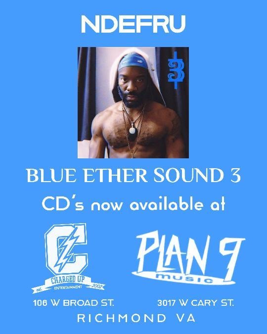 #BLUEETHERSOUND3 available now at <a href="/CHRGDUPSTORE/">Charged Up Flagship Store</a> <a href="/Plan9Music/">Plan 9 Music</a> #everythingplayer