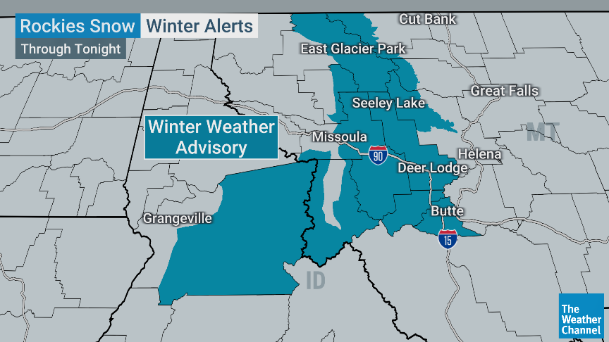 weatherchannel's tweet photo. It's starting... 👀

A winter weather advisory has been issued for portions of the Rockies! Are you ready for the seasons to change? https://t.co/ynTuwi0Azh