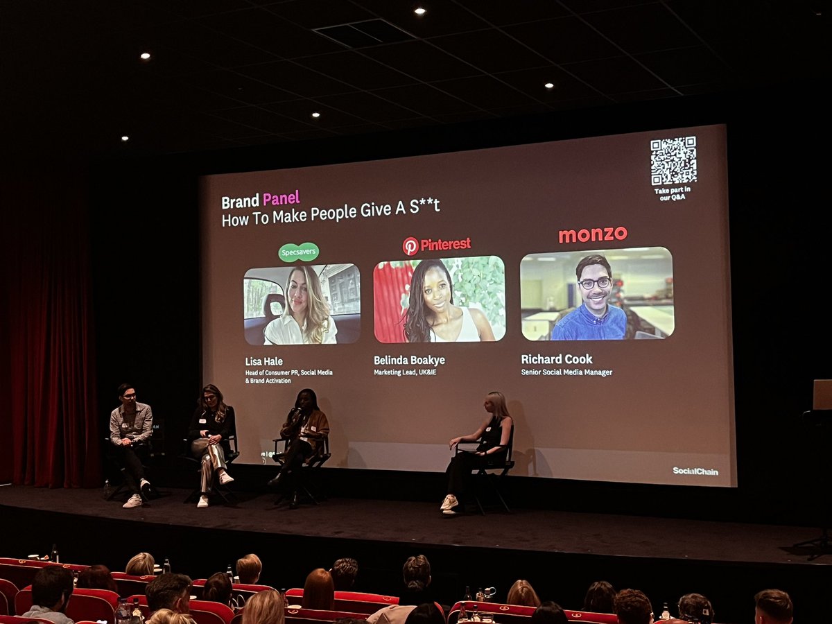 Brand panel time and we're joined by <a href="/Specsavers/">Specsavers</a>, <a href="/pinterestUK/">Pinterest UK</a> and <a href="/monzo/">Monzo 🏦</a> ⭐️ #SocialMindsLive