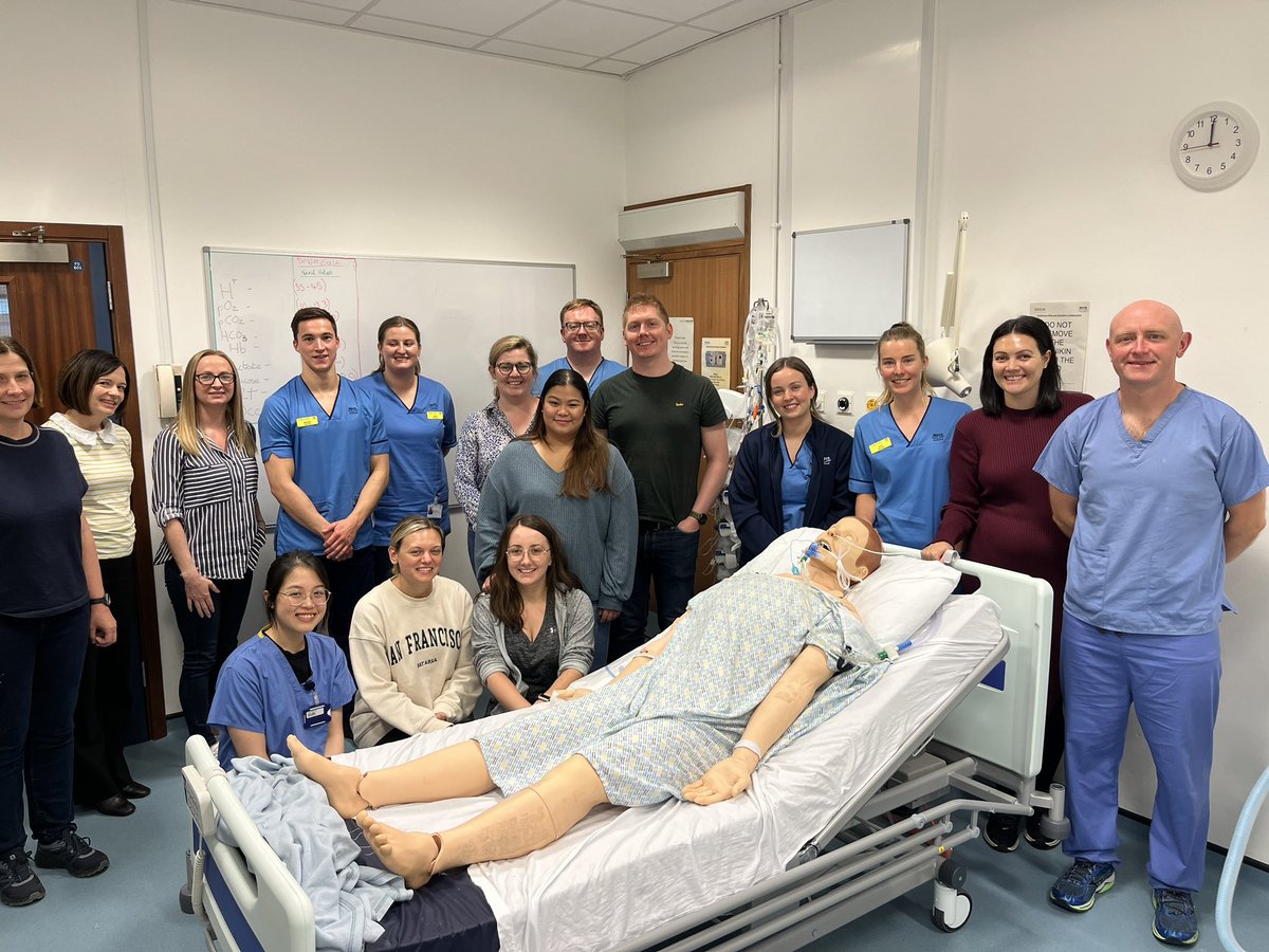 claire_stark14's tweet photo. GRI ICU’s SIMtember simulation course. #teamworkmakesthedreamwork #criticalcaresimulation @NHSGGC @NHSGGCSim @GRIICUQI @emmamonachello @stevencoll7 @MrMarkYates https://t.co/0JYIjzCmBr