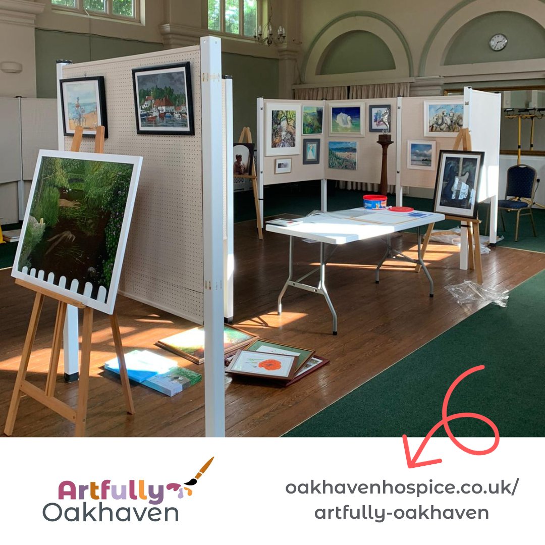 Excitement is building at Lymington Masonic Hall as we start setting up our Artfully Oakhaven Exhibition - open from 10am-5pm on Friday 22nd and Saturday 23rd and 11am-4pm on Sunday 24th September.
Full details: oakhavenhospice.co.uk/artfully-oakha…
