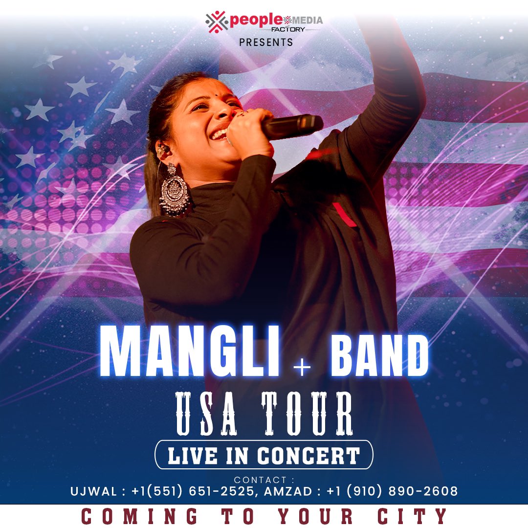 Hello USA!!! Can’t wait to see you all!
#mangli  #manglisinger #usatour #usaconcerts