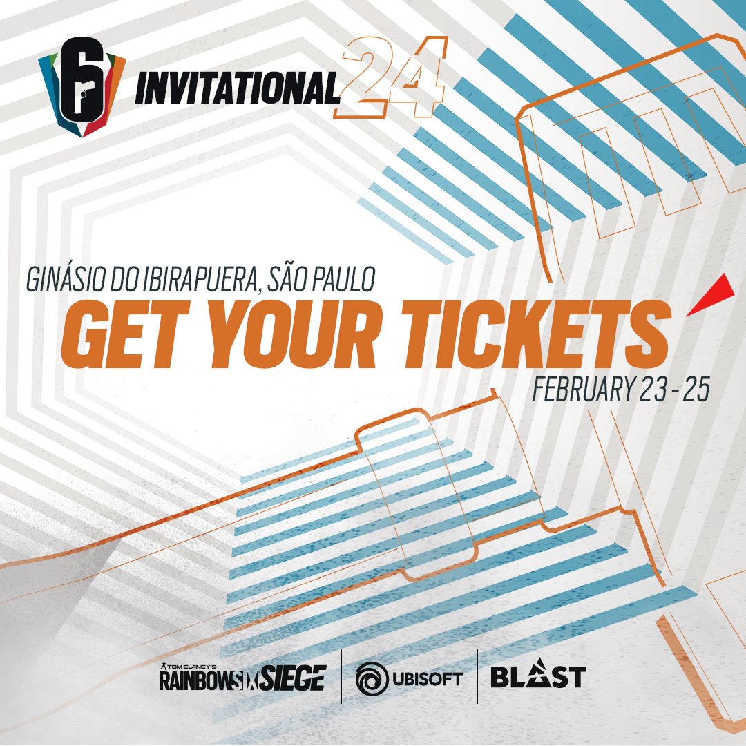 Open the blogpost for:

🎟️ Ticketing information
📅 Dates
❔ Format

🔗 rainbowsix.com/SixInvitationa…