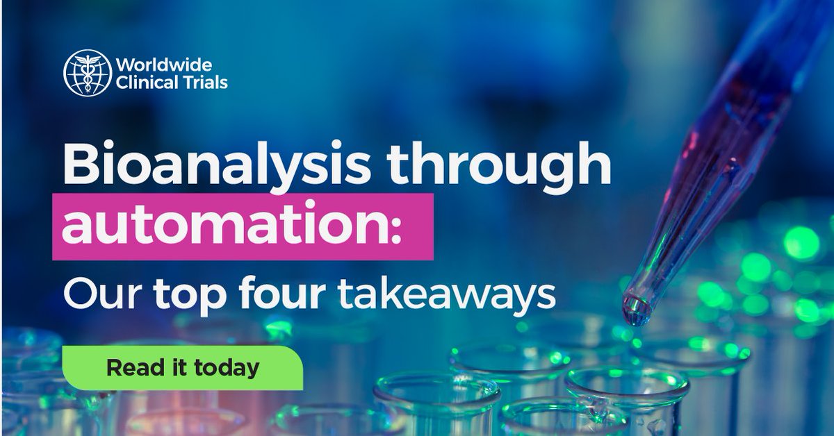 Interested in how we optimize our bioanalytical instruments? Check out how we expedite study timelines through our bioanalysis automation methods:  
ow.ly/wVxA50POklg