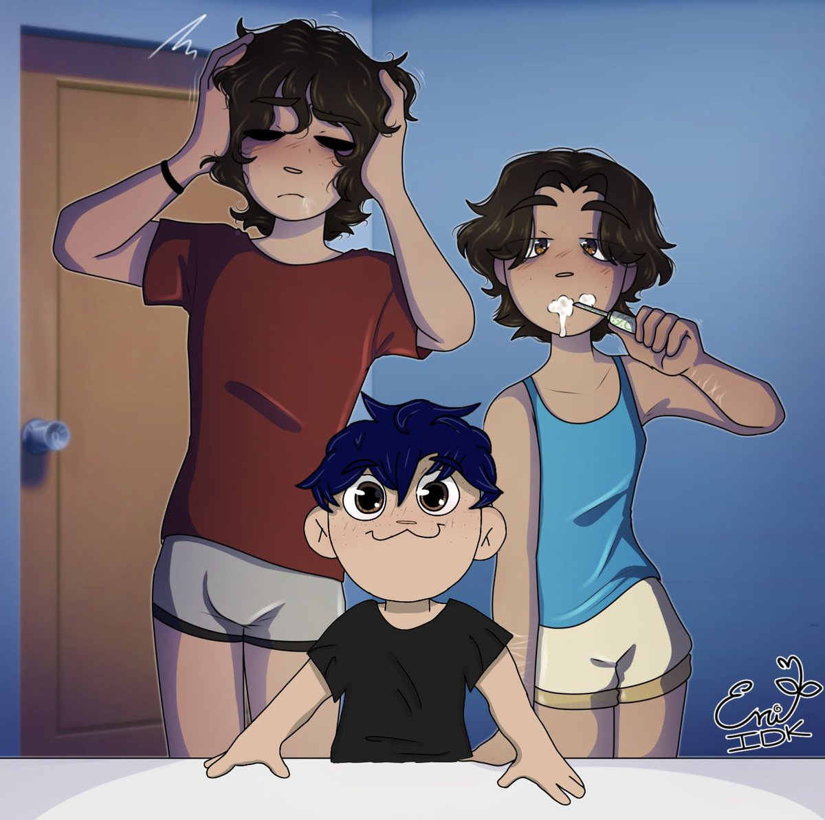 Shian_zip's tweet photo. @Eri__IDK como andaba pensando en que dibujar y me encontré una colab abierta de una artista que me encanta su estilo, decidí hacer mí chibi, me tarde más en pensar como hacerlo q en dibujarlo xD

#dibujo #artistanovato #streamerpequeño #artist #dibujodigital https://t.co/6mrc9JTtlP