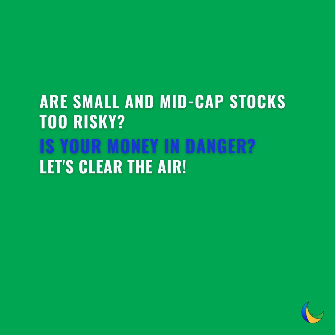 In the investing world, small and mid-cap stocks often face sceptics. Are they too volatile? Is there a risk of losing your investment?

Let's clear the air on that (1/4):

#InvestWithMoonbow #SmallCapInvesting #MidCapStocks #FinancialInsights
