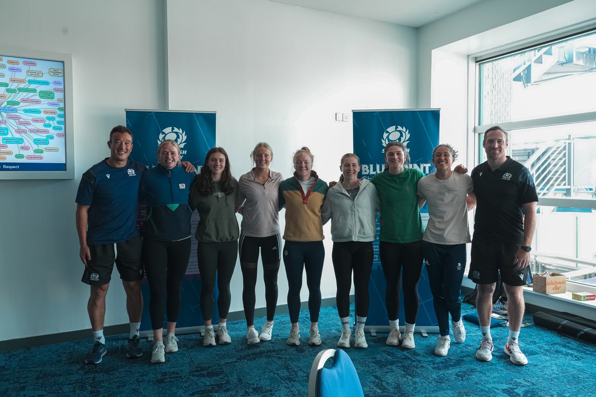 Scottish Rugby Game Development (@scotrugbycoach) on Twitter photo Great to have some of our <a href="/Scotlandteam/">Scottish Rugby</a> Women's players down completing their Aspiring Coaching Course over the past few weeks👏👏
Sign up to our list of courses here: bit.ly/3BU4j9J Great to have some of our <a href="/Scotlandteam/">Scottish Rugby</a> Women's players down completing their Aspiring Coaching Course over the past few weeks👏👏
Sign up to our list of courses here: bit.ly/3BU4j9J