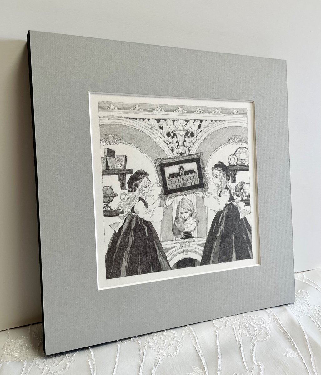 そして、今まで非売品だったこちらの作品も明日販売したいと思います🕯 お気に入りの画集の表紙原画で、手放せる金額となっているのでお値段が張ってしまいますが、もしもご縁がありましたら幸いです。 