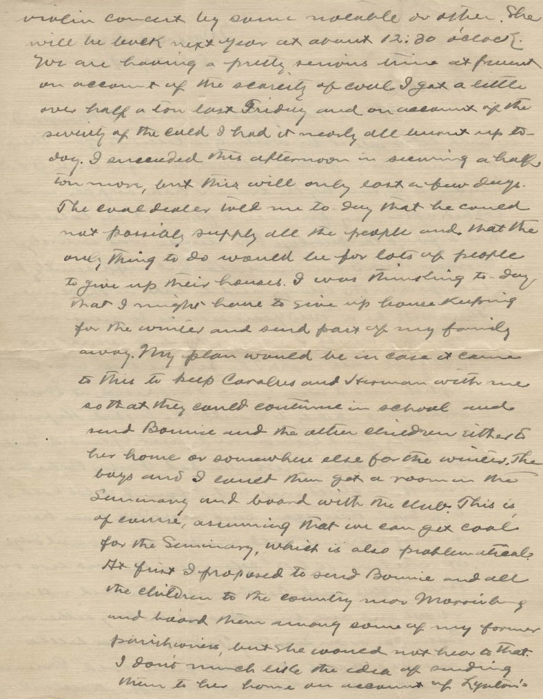 "I might have to give up house keeping for the winter and send part of my family away" wrote C.H. Little in December 1917.

In this letter to his mother, he describes the effects of coal shortages in Southwestern Ontario. #SciLit 

Read more: images.ourontario.ca/Laurier/250808…