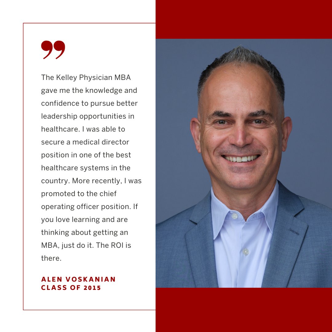 IU Kelley School of Business Physician MBA tweet media