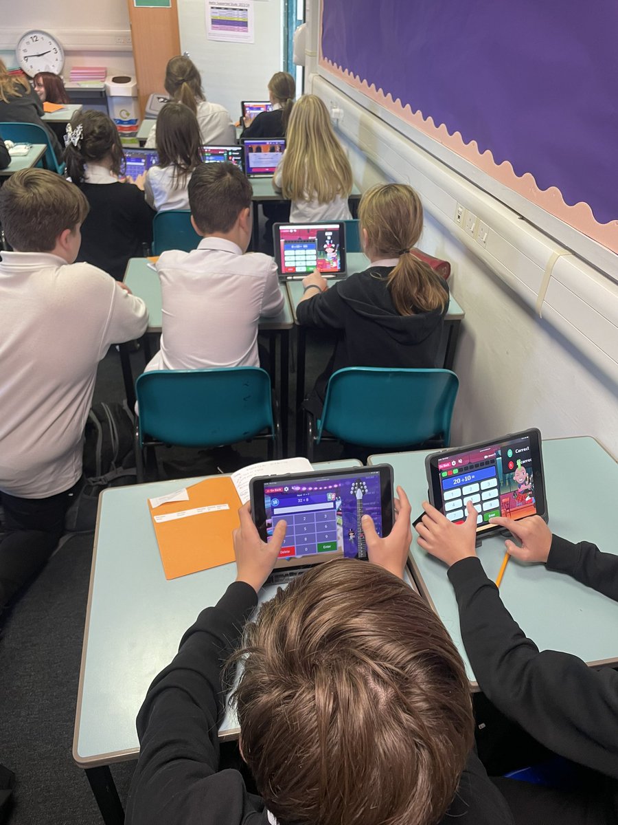 Our S1s LOVED trying out Times Tables Rockstars 🎸for the first time today. A fun way to practices times tables through game-based play <a href="/TTRockStars/">Times Tables Rock Stars</a> @mathsweekscot <a href="/FirrhillHigh/">Firrhill High School</a>