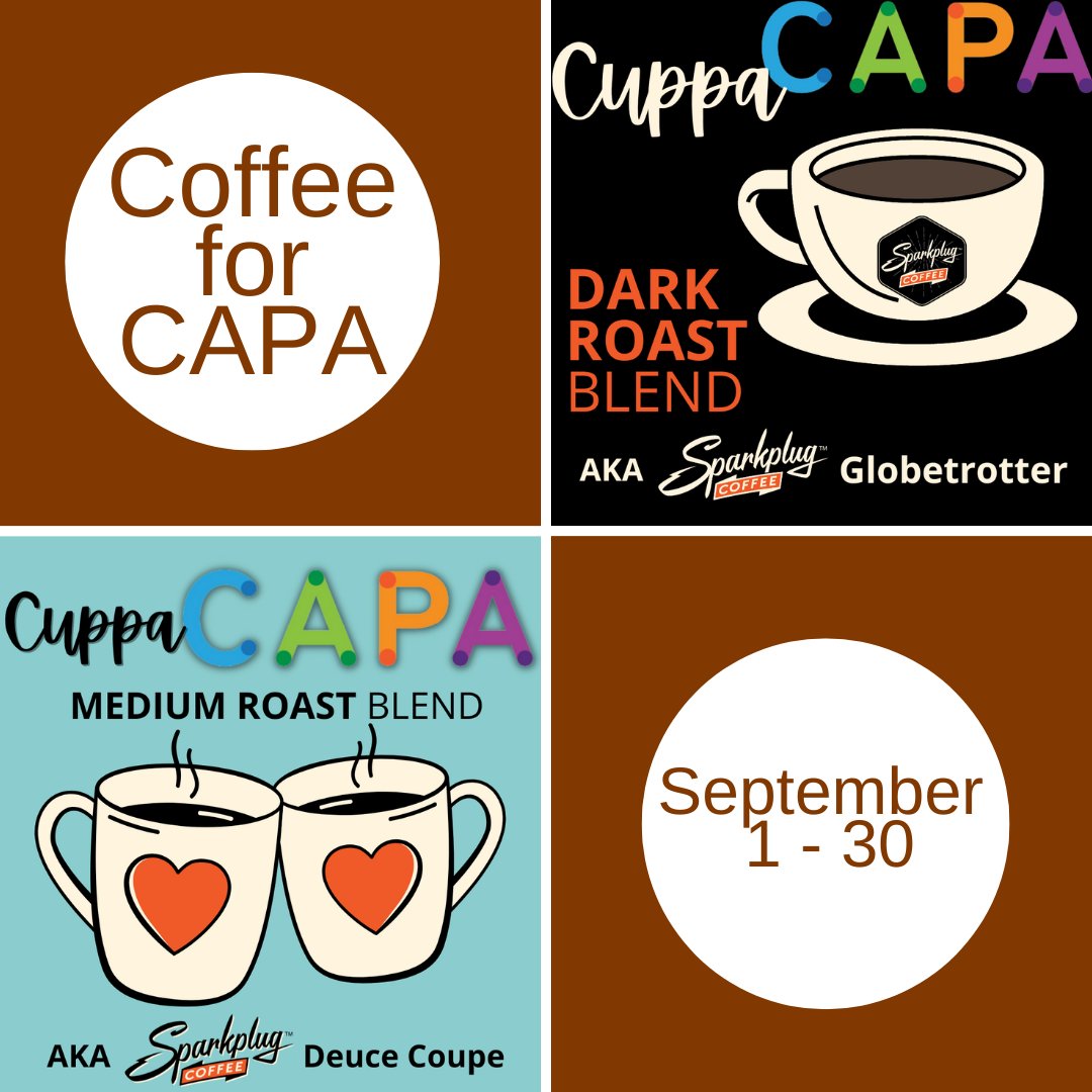 CAPA_Arthritis's tweet photo. Cuppa CAPA is available as a dark roast and medium roast blend. These are two of six coffee blends available to support the #CoffeeForCAPA fundraiser!
Use the following link to access our special fundraising page https://t.co/SmTMBeamJR and support CAPA. https://t.co/S9n3Mgnk2M