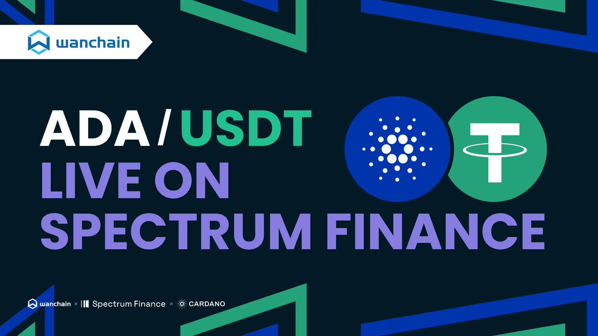 wanchain_org's tweet photo. It's #Cardano's own version of #StableSeptember with #Wanchain & @SpectrumLabs_!
💡 Spectrum Finance has leveraged their Liquidity Bootstrapping Stake Pool (LBSP) strategy to incentivise #USDT liquidity! #WeAreAllConnected
🌐 https://t.co/RdWF6hg9yk
🌉 https://t.co/wXcSFHiZ3w https://t.co/jAVdMhUrMY