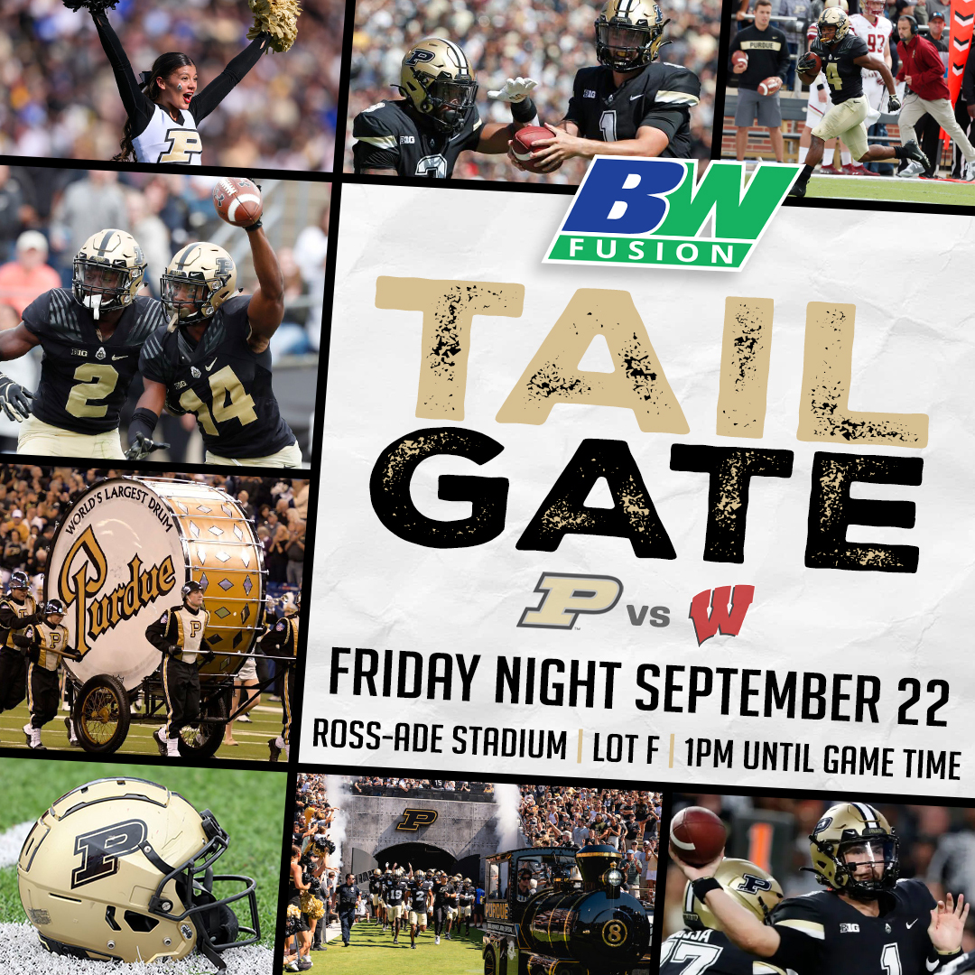 If you're heading to the #Purdue 🏈 game this Friday, come tailgate with BWF! We've got everything you need including - free SWAG, food, and of course plenty of 🍺 drinks!

Looking forward to seeing everyone there!

#BoilerUp 💯 #purduefootball #big10   #winnerscircle