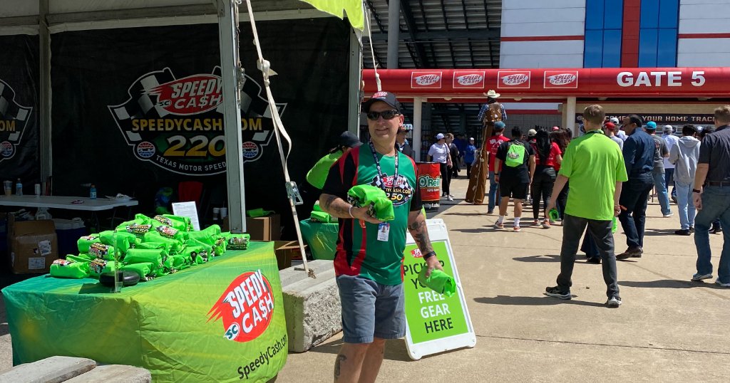 Race days are the best days! 🏎️ Join the Speedy Cash team and cheer your favorite driver on to victory on Saturday September 23rd and Sunday September 24th at Texas Motor Speedway! 🏁 #TexasMotorSpeedway #SpeedyCash #NASCAR