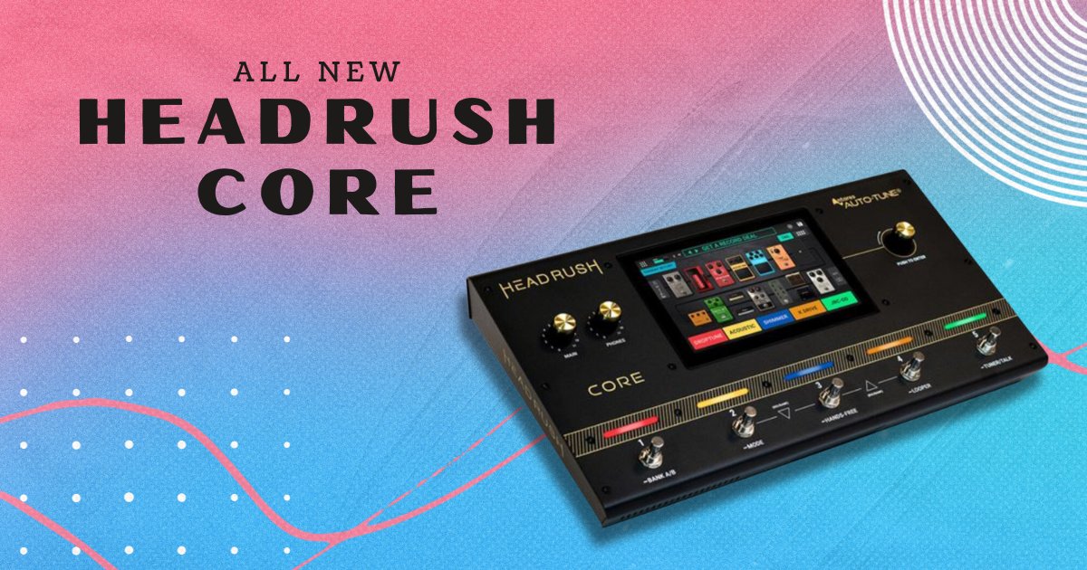 AmericanMusical's tweet photo. The new @HeadRushFX Core is stocked with a huge library of realistic guitar FX, amps, cabs and mic emulations along with the ability to capture the sound of your analog gear with ‘smart cloning’ technology.
Watch our video: https://t.co/vJr2nAY87s
#HeadRushCore #MultiEffects https://t.co/WCHu85bjxt