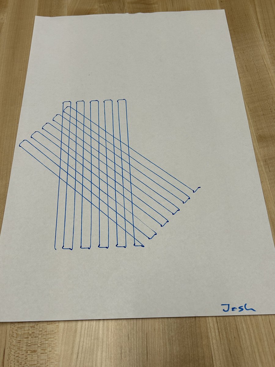 Class VII Creative Technology students <a href="/MarymountNY/">Marymount School NY</a> are #programming LogoTurtle #robots to draw designs they create using just straight lines. #art #math