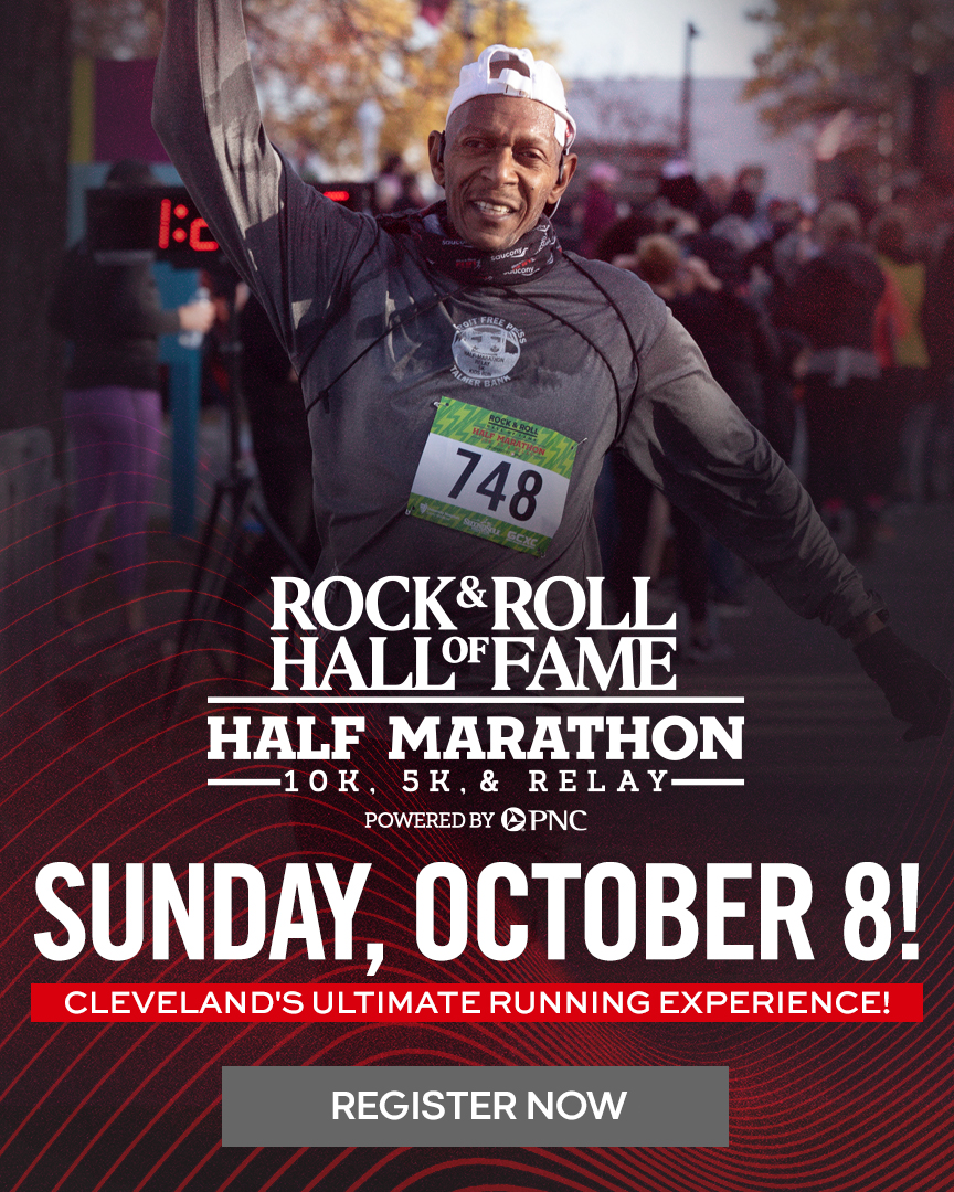 Join us on October 8 for the Rock Hall Half Marathon powered by <a href="/PNCBank/">PNC Bank</a>!!! 

ALL participants will receive a finisher medal and half marathon participants will receive FREE entry to the Rock Hall! 🎸

What are you waiting for? 

Register today at rockhallhalfmarathon.com