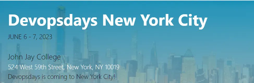 KeithPuzey's tweet image. 🍎  @Puppetize will be at #DevOpsDaysNYC Sept. 25 – 28! 
🌇  Tzvika Shahaf will deliver a talk about “The State of IT Ops”  
🌭  You’re not going to want to miss this chance to connect! 
Register now at: buff.ly/3PxsTma