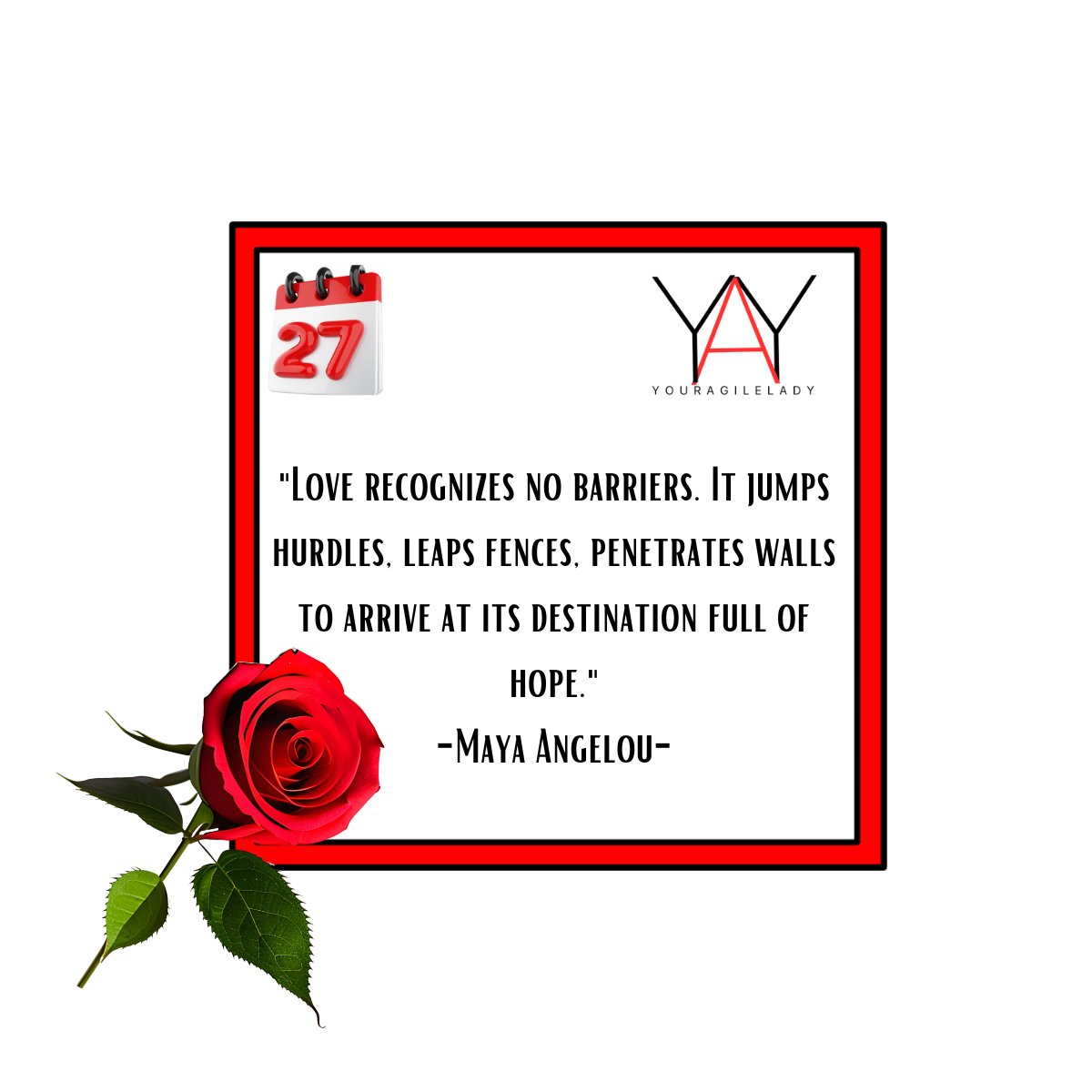 "🌿 Reflecting on Maya Angelou's quote...', I think of unconditional, transformative love 💙, a love that can reshape, foster equality and fairness. Embrace love, break  barriers, transcend obstacles, create a hopeful,  world🌟. #LoveAndHope #MayaAngelou #Equality"