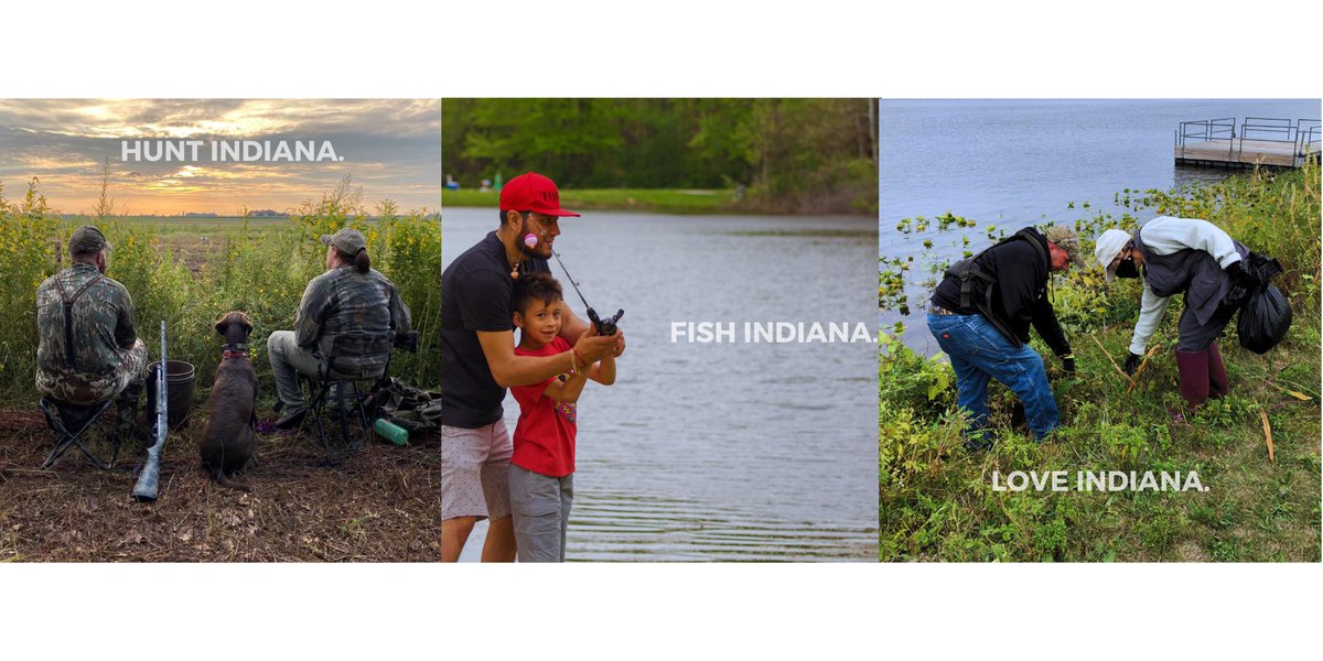 Invite friends and family to a new experience this weekend! -Sept. 23: National Public Lands Day (a perfect time to volunteer!) -Sept. 23: Indiana's last Free Fishing Day of the year -Sept. 23-24: Youth Deer Season We'll see you there 🎣🦌🌷