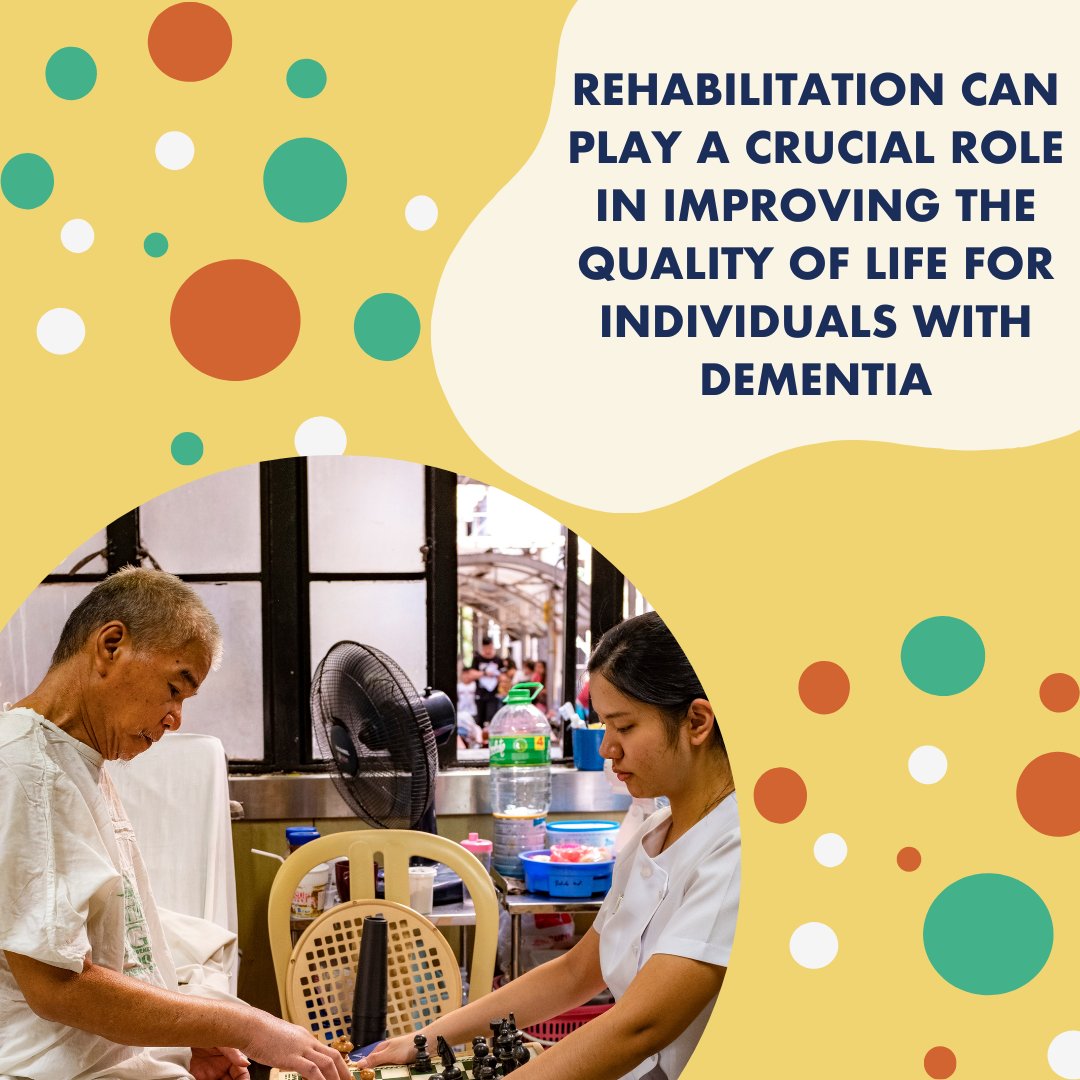 For those with #dementia, rehabilitation is key to maintaining independence &amp; optimal functioning.

Find out more in the new WHO package of interventions for rehabilitation bit.ly/3t0v9KT

#WorldAlzheimersDay