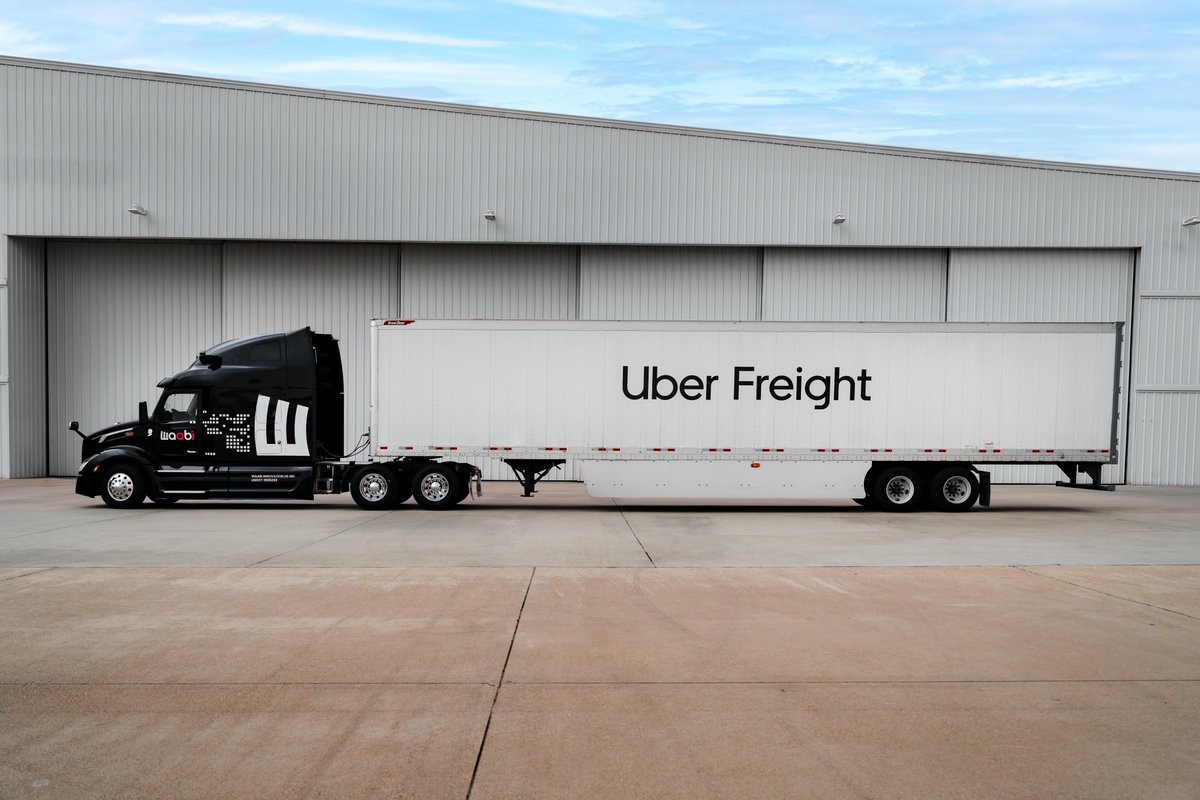 So excited to share <a href="/Waabi_ai/">Waabi</a>  strategic partnership with <a href="/UberFreight/">Uber Freight</a>  to accelerate the safe deployment of #AI-powered autonomous trucks at scale. Huge  step toward the future of safer roads and more efficient supply chains. waabi.ai/waabi-uber-fre…