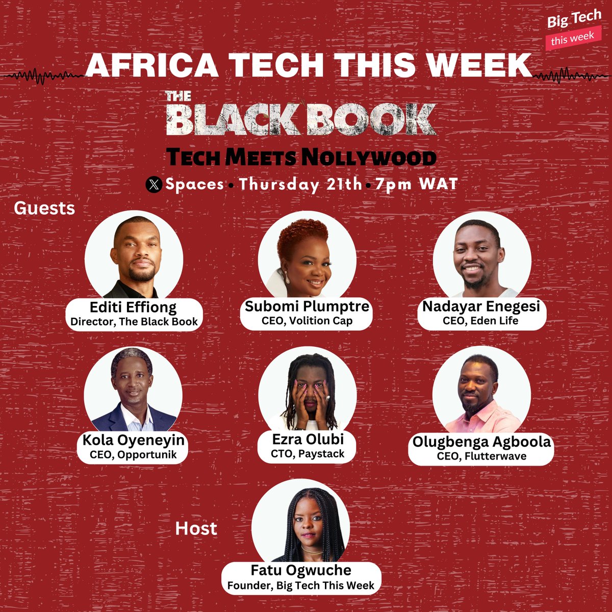 For the first time in Nollywood's history, an EP list looks like a startup's cap table. 

<a href="/EditiEffiong/">Editi Effiòng</a>'s directorial debut was funded by tech founders, and I'm super excited to be unpacking that tonight ahead of the film's release tomorrow.