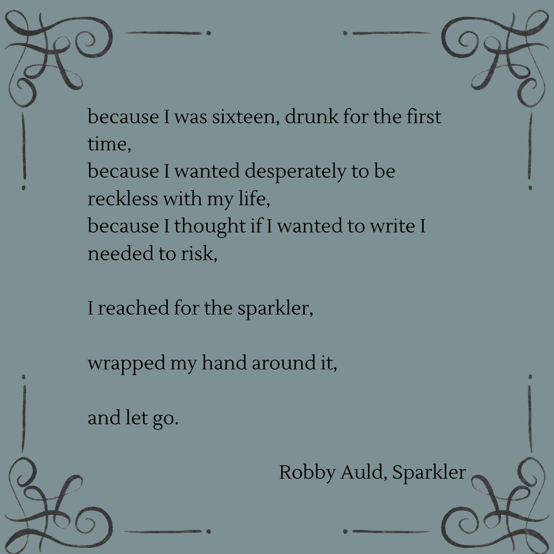 Robby Auld (<a href="/robbyauld/">robby</a>) never fails to capture the wild, heady, fire playing days of queer self/sex discovery. They've done it again here.

engenderedlitmag.com/robbyauld