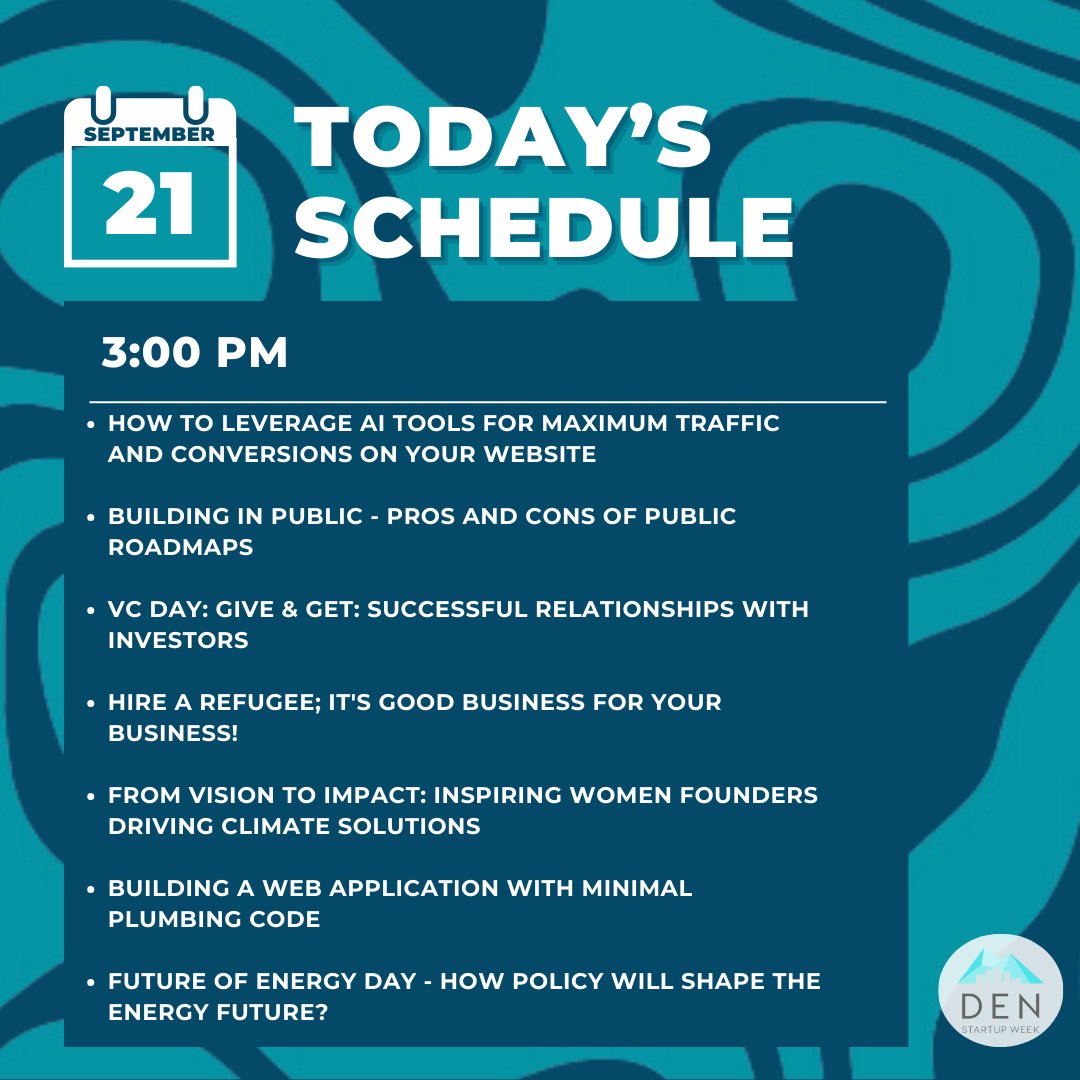 Colorado Startup Week tweet media