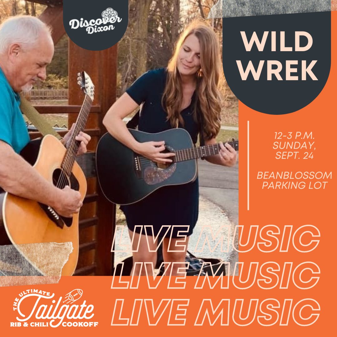 It's not just all about food and football on Sunday, Sept. 24! The Beanblossom parking lot will have the tunes, too! Wild Wrek is on tap to serenade the crowd from 12 to 3 p.m. before the Bears vs. Chiefs game starts. Full event details below! Sponsored by <a href="/KenNelsonAuto/">Ken Nelson Auto</a>