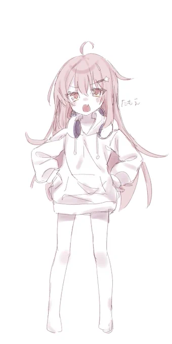 らくがき たもさんちのたもえちゃん 