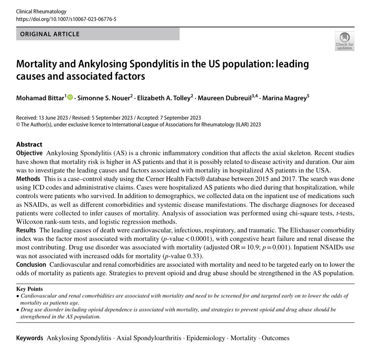 #AxialSpondyloarthritis #axSpA #AnkylosingSpondylitis #AS ⁦@Spondy_MD⁩ ⁦@mmagrey1⁩