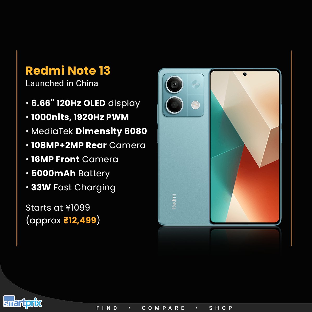 Xiaomi Redmi Note 13 Pro+ with Curved AMOLED Display and 200MP Camera  launched in China - Smartprix