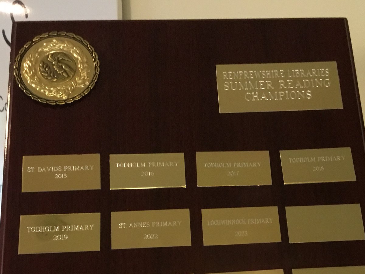 WINNERS! As the winners of Renfrewshire Libraries’ summer reading challenge we were awarded by a visit from author <a href="/DMMacphail1/">David Macphail</a> - and what a great time we all had! Thanks to our partners <a href="/PrimaryLibRen/">PrimaryLibRen</a> for bringing us our new trophy!