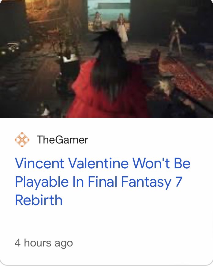 Vincent Valentine tweet media
