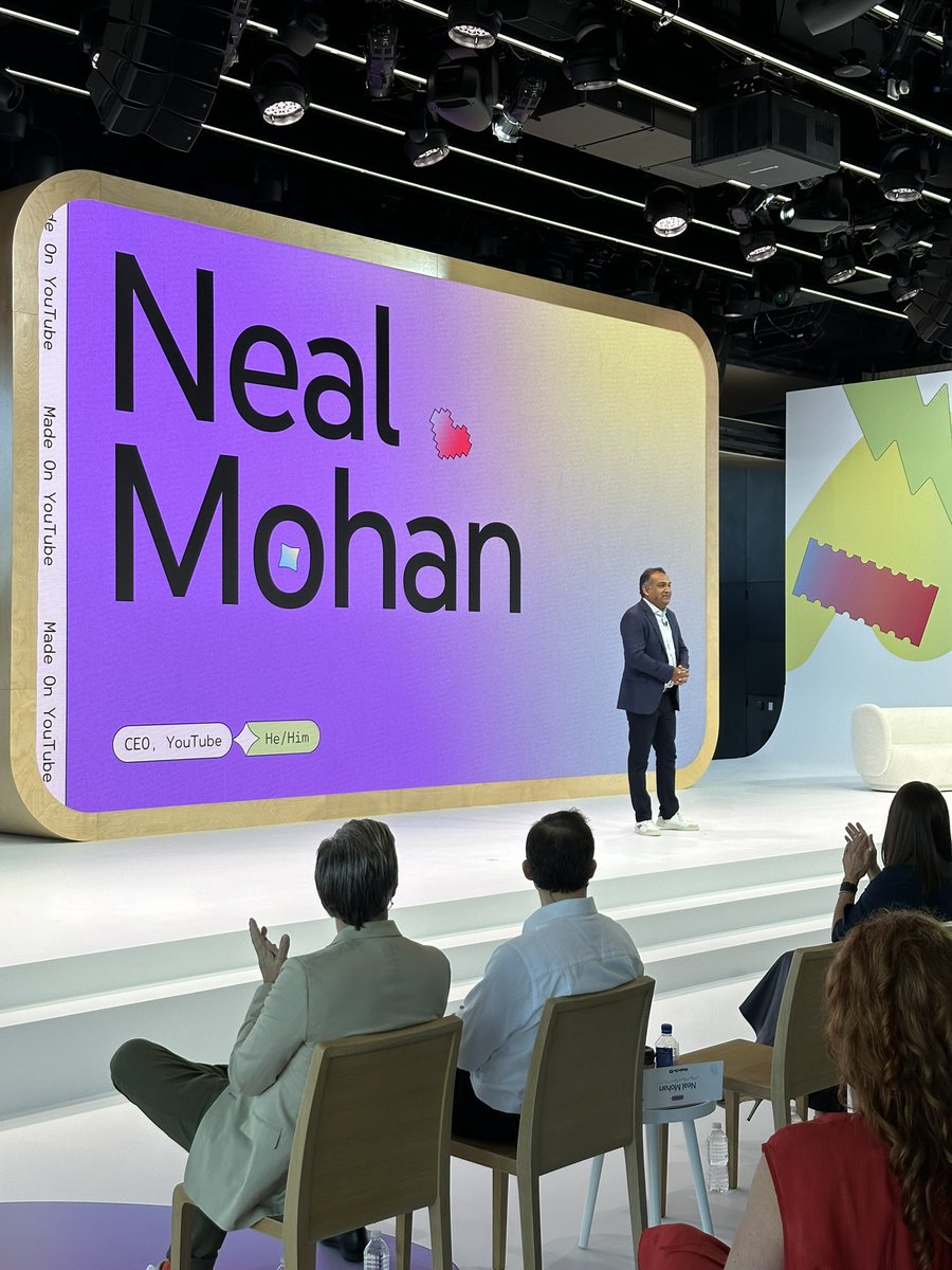 #MadeOnYoiTube is on! <a href="/nealmohan/">Neal Mohan</a> is kicking us off with the origins of YouTube… and it’s future!