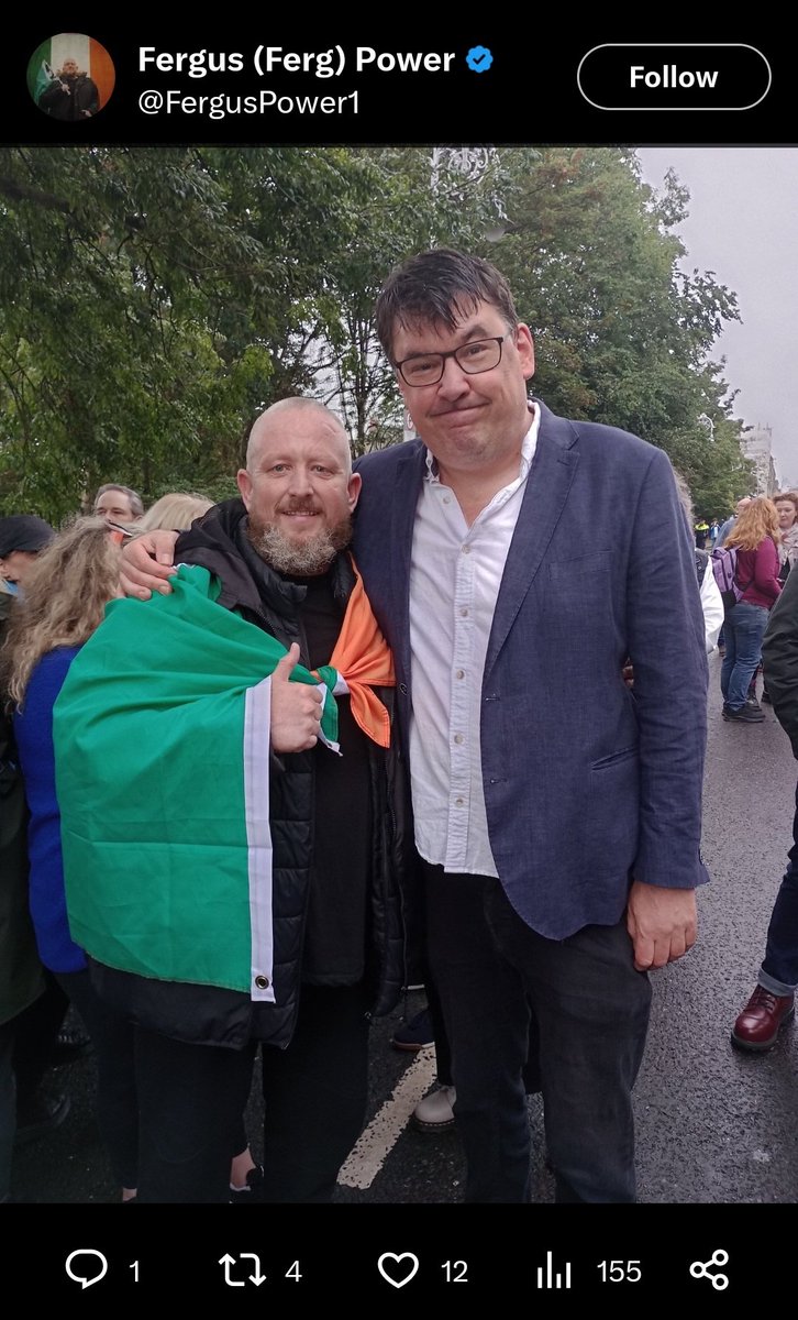 In 2015, <a href="/jk_rowling/">J.K. Rowling</a> was in awe of Ireland being the first country to vote for marriage equality. On Saturday, the Irish activists who won that vote protested on the other side of a barricade to Rowling's "gender critical" allies, as they posed for pics with the Irish Far Right.