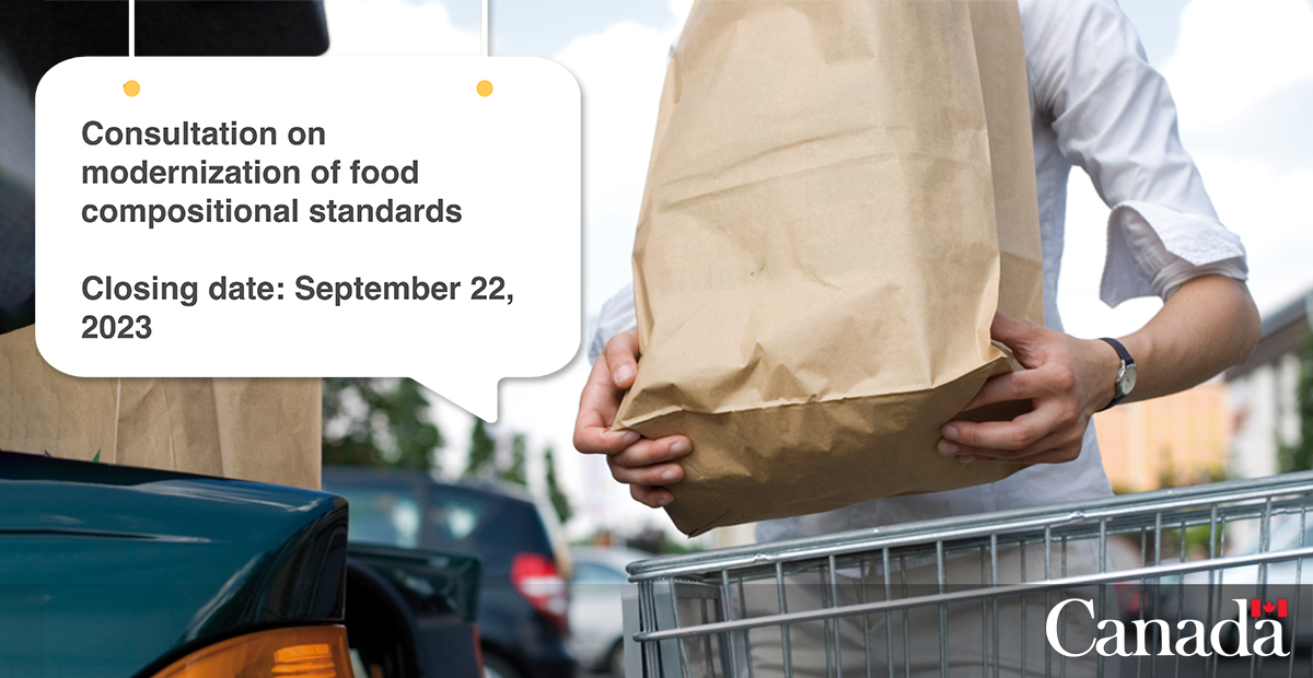 InspectionCan's tweet photo. ⏰ Last couple of days to share your thoughts on how we propose to modernize food compositional standards. https://t.co/sxGyYibiAo
#TellCFIA https://t.co/PCAGXT8DO7