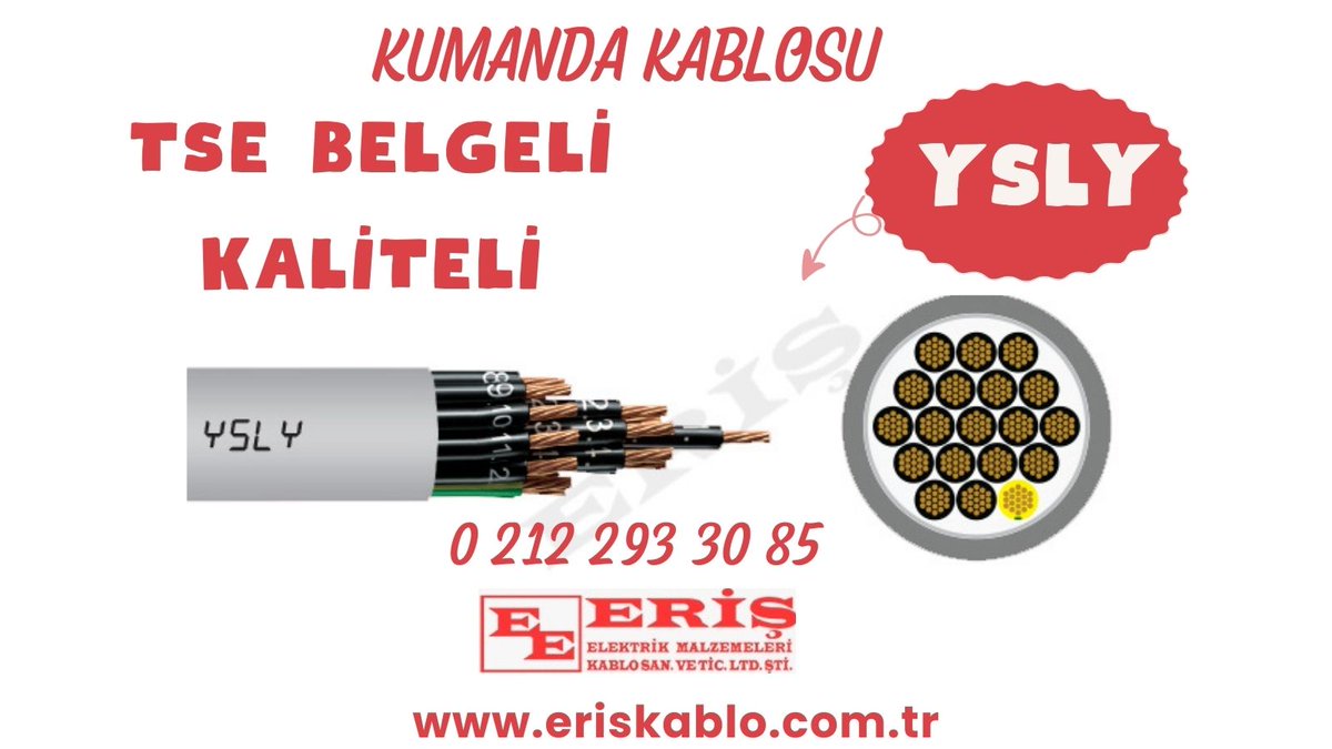 Kumanda kablosu (YSLY) ihtiyaçlarınız için doğru adres Eriş Kablo!

📞 0212 293 30 85

#erişkablo #karaköy #kablo #kumandakablosu #ysly #elektrik #enerji #elektriktesisatı #elektrikproje #zayıfakımkabloları #eriskablokarakoy