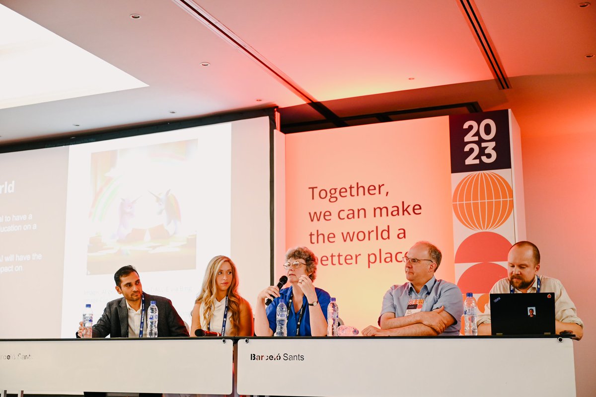 Our AI panel at Moodle Moot Global 2023 🎓