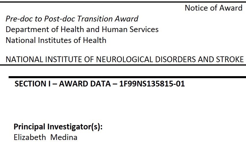Kicking off my last year of grad school with some exciting news: I received the #DSPAN F99/K00 from @NINDSDiversity !! I have an amazing group of mentors to thank for this, but especially my two sponsors @LuciaScience <a href="/MGFrankLab/">The Frank Lab</a> and their amazing lab members❤️