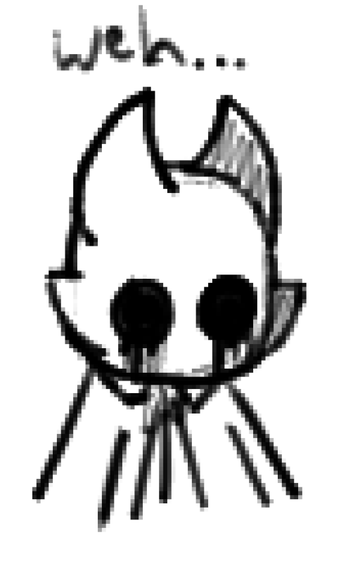 MiscMango's tweet image. i just realized i can share hollow knight skin progress on here.  woooo customknight! #hollowknightskin #customknight