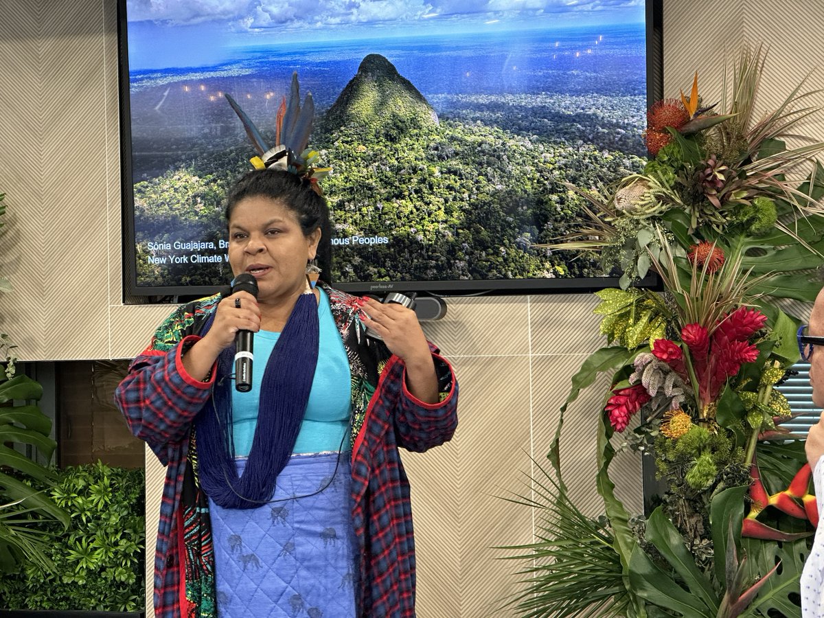 Rainforest Foundation Norway (RFN) (@rainforestnorw) on Twitter photo How can we protect the critical frontiers of
intact rainforest in the border area of Peru/Brazil - and home to most of the remaining isolated peoples on Earth?
Brazil's Indigneous minister <a href="/GuajajaraSonia/">Sonia Guajajara</a> opened our #ClimateWeekNYC event. How can we protect the critical frontiers of
intact rainforest in the border area of Peru/Brazil - and home to most of the remaining isolated peoples on Earth?
Brazil's Indigneous minister <a href="/GuajajaraSonia/">Sonia Guajajara</a> opened our #ClimateWeekNYC event.