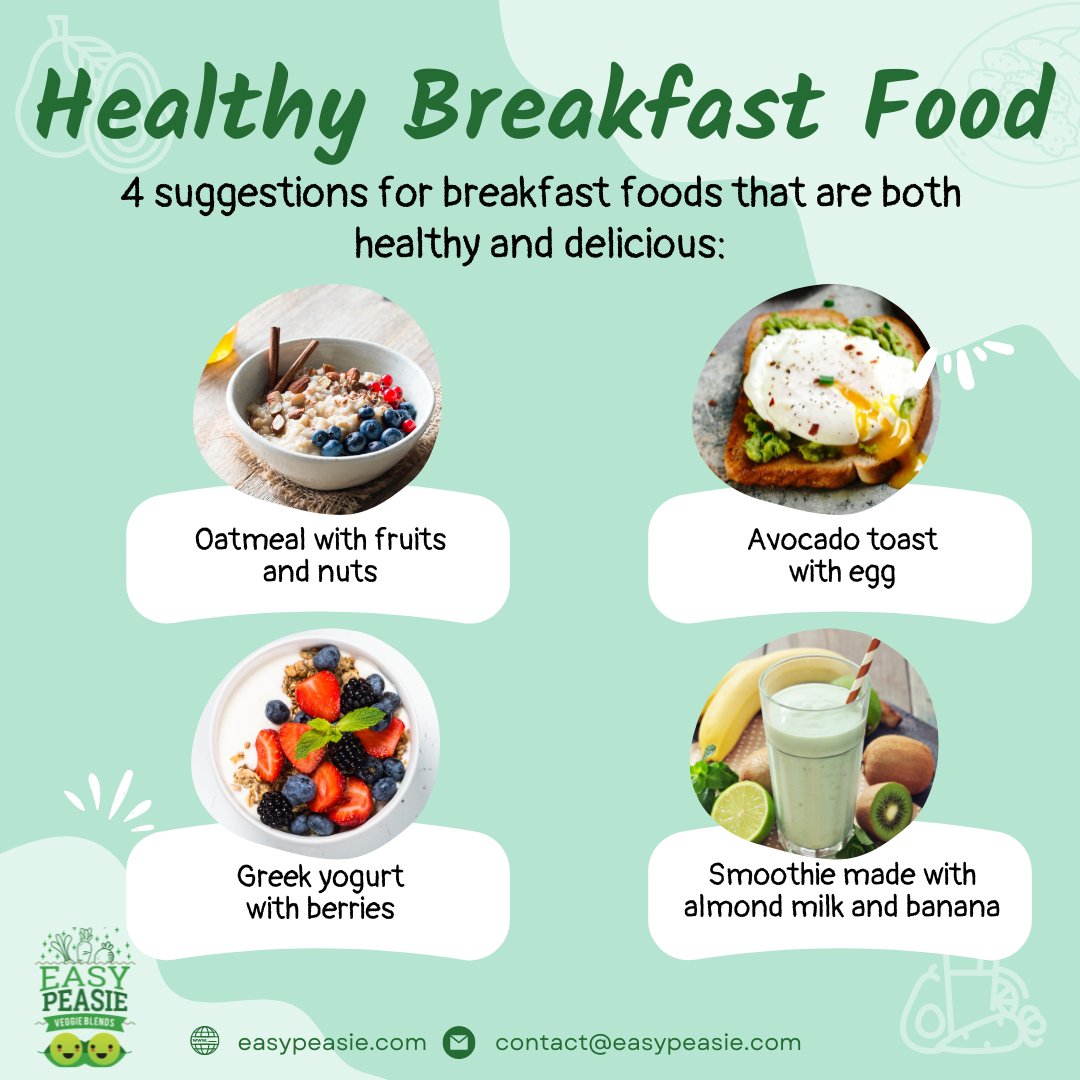 easypeasieco's tweet image. No more breakfast boredom – try one of these delightful options and let your taste buds dance!

#HealthyBreakfast #DeliciousStart #MorningFuel #easypeasie #healthyfoods #nutrition #pickyeater #pickyeaterapproved #EasyPeasieBlends