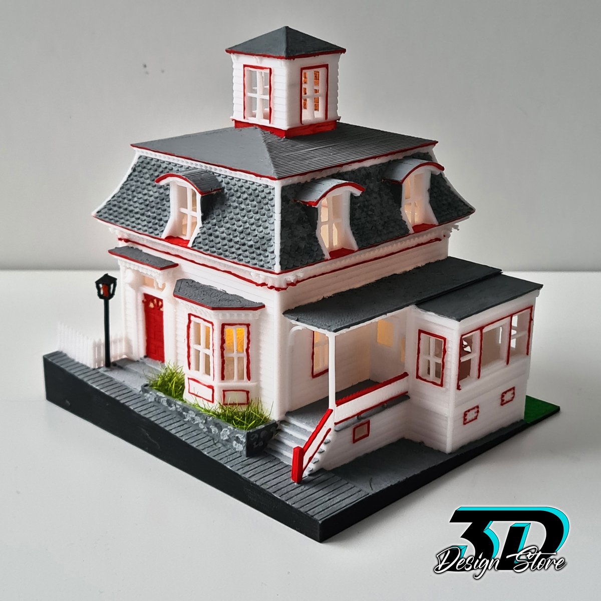 Design3DStore's tweet image. Casa en la ciudad de Salem, casa de la pelicula Hocus Pocus, puedes descargar el archivo STL para tu impresora en mi perfil Cults: cults3d.com/es/modelo-3d/a…