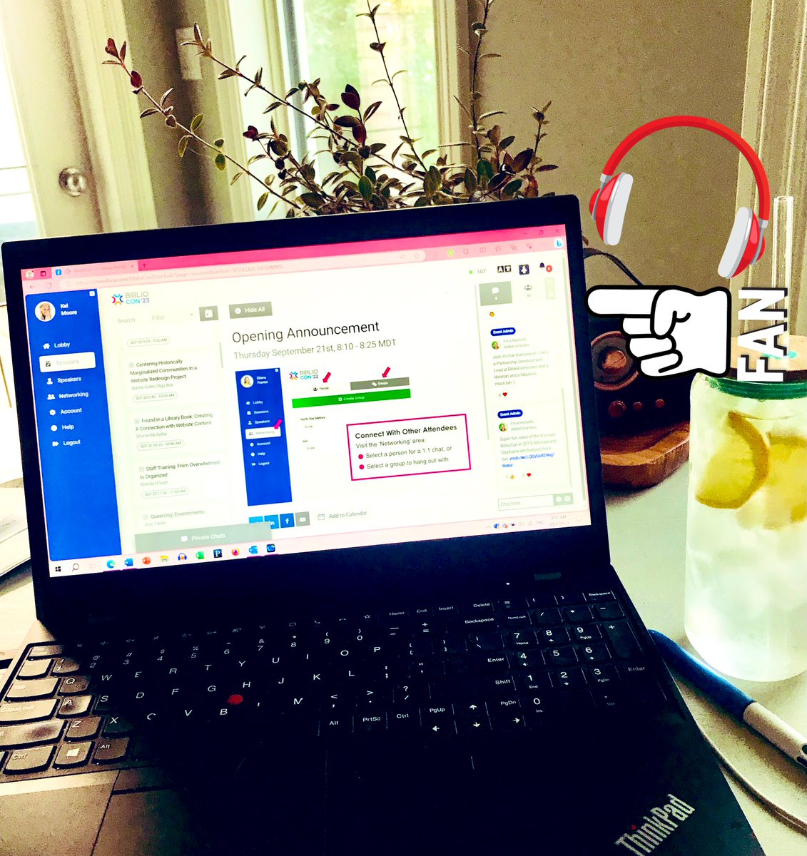 kellmoor's tweet photo. Whoot! Bring on another day of learning with the folks at #bibliocon 📚👩‍💻💻 https://t.co/GY4BiyfIHb