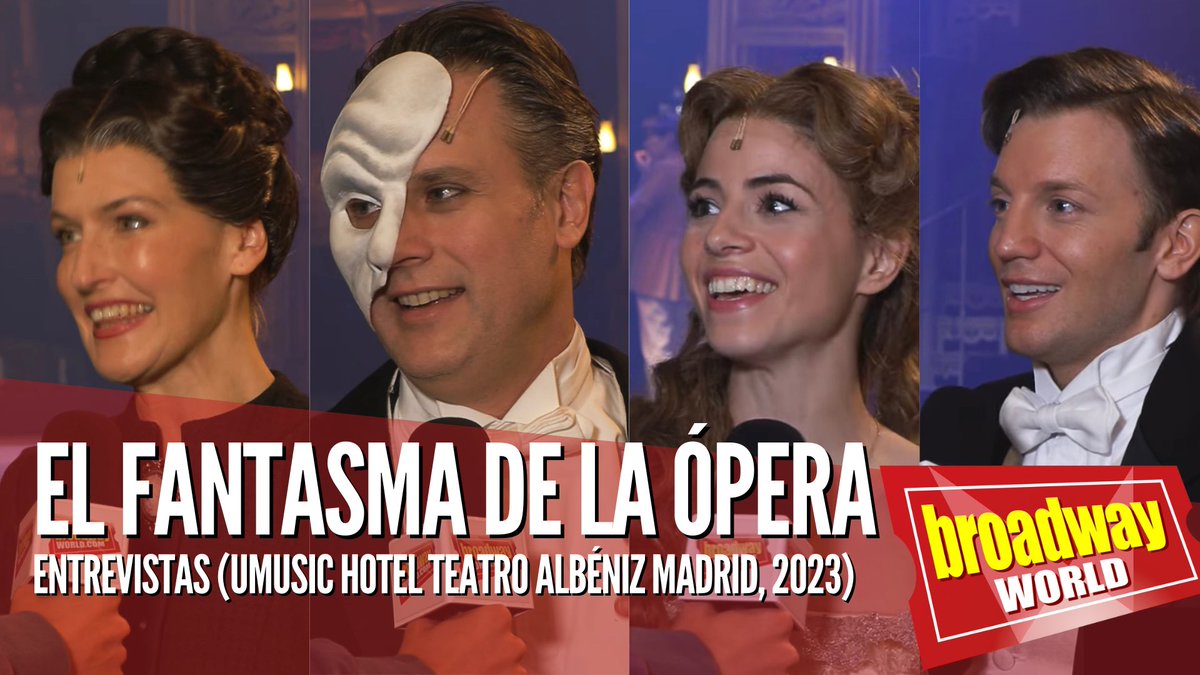 TV: Los protagonistas de EL FANTASMA DE LA ÓPERA nos cuentan todo sobre esta producción. ¿Quieres saber qué nos dijeron? Haz click aquí 🌹

youtu.be/V3_nSGL3d3w